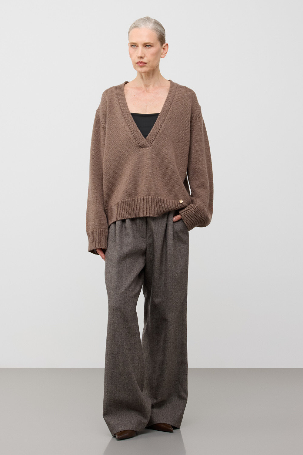 VERY NEAT Джемпер 579396 ЕВ 30261/ш кофейный