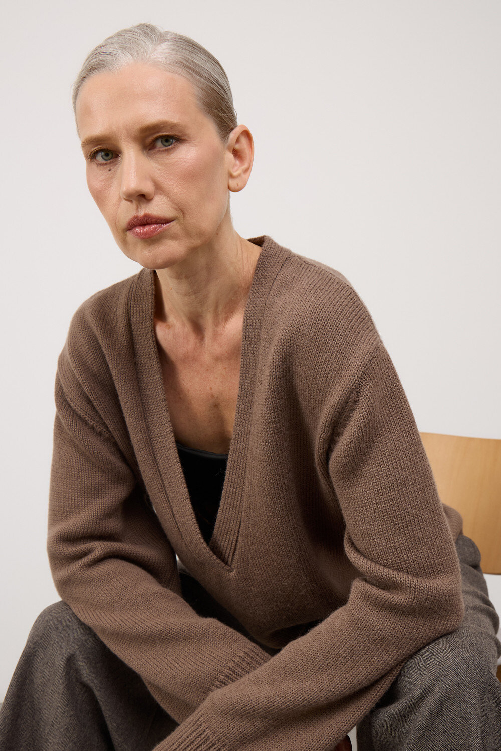 VERY NEAT Джемпер 579396 ЕВ 30261/ш кофейный