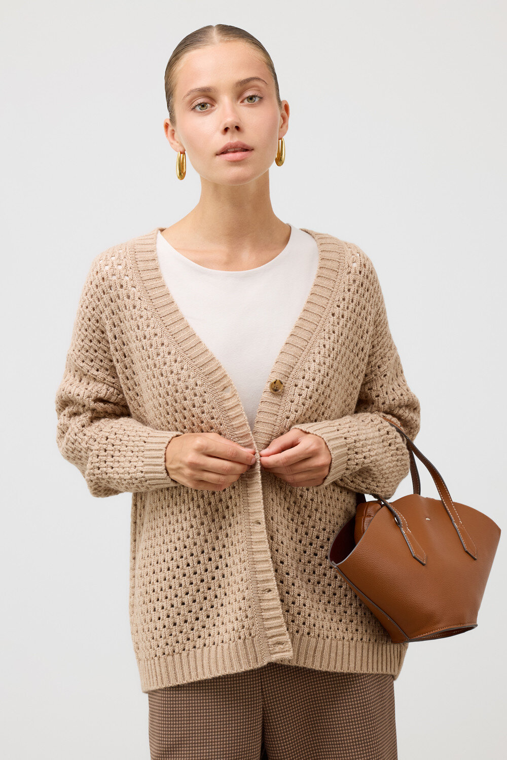 VERY NEAT Кардиган 579423 ЕВ 30229/ш бежевый