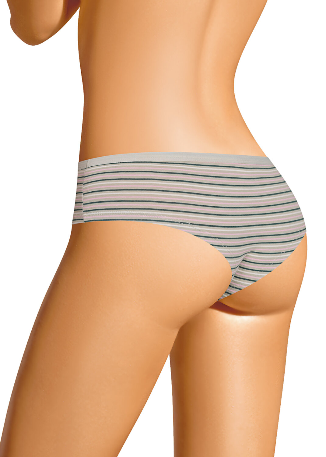 CLEVER Трусы 579440 BR1208/3 оливковый/св.розовый