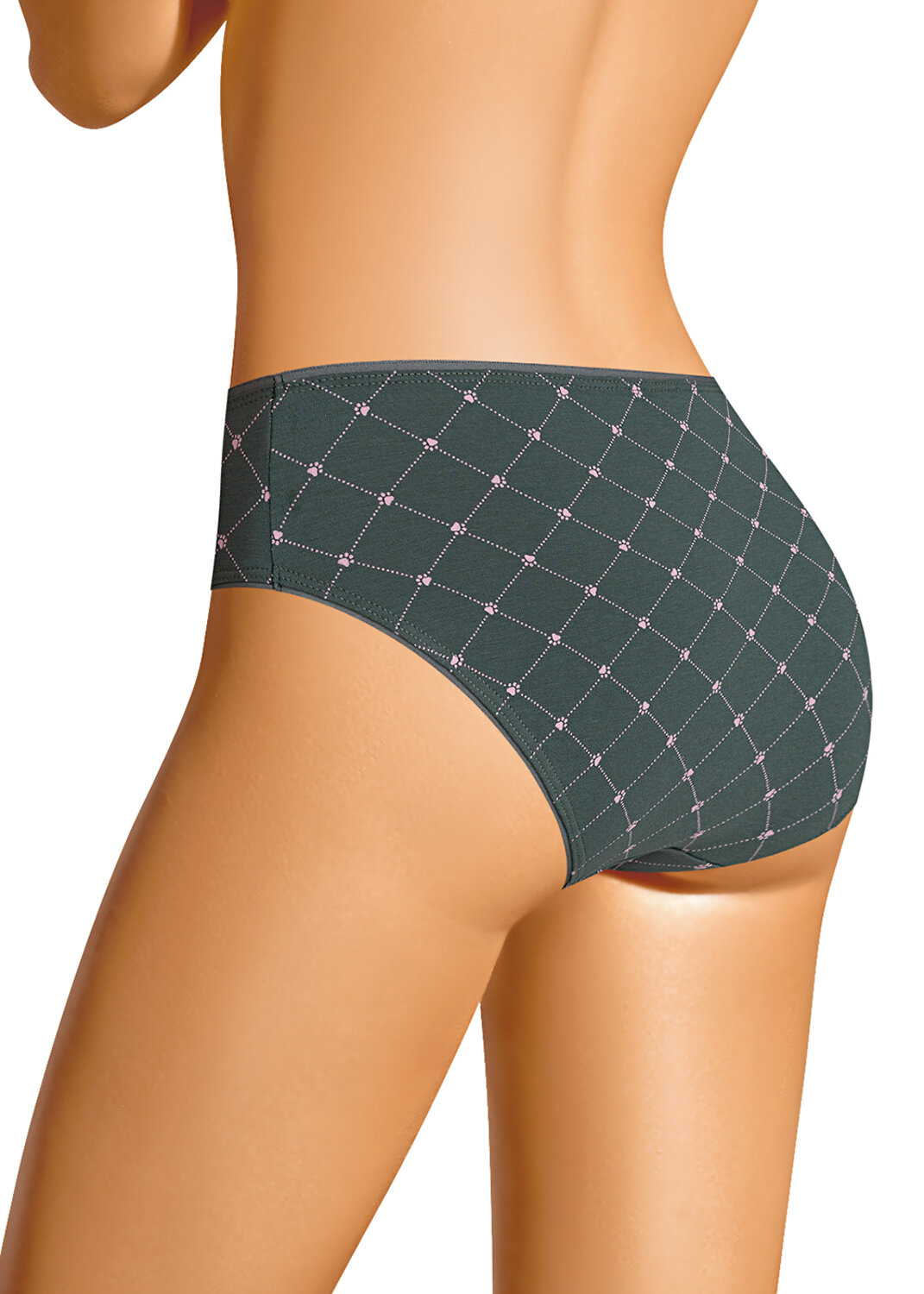 CLEVER Трусы 579445 C1208/2 зелёный/св.розовый