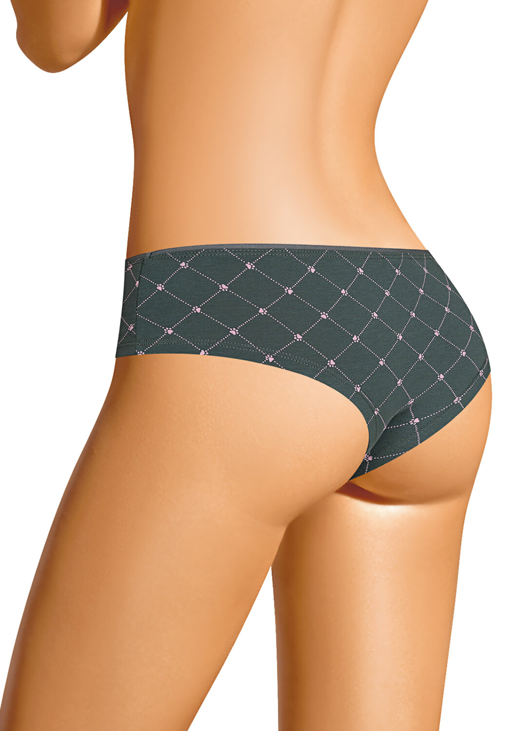 CLEVER Трусы 579446 BR1208/2 зелёный/св.розовый