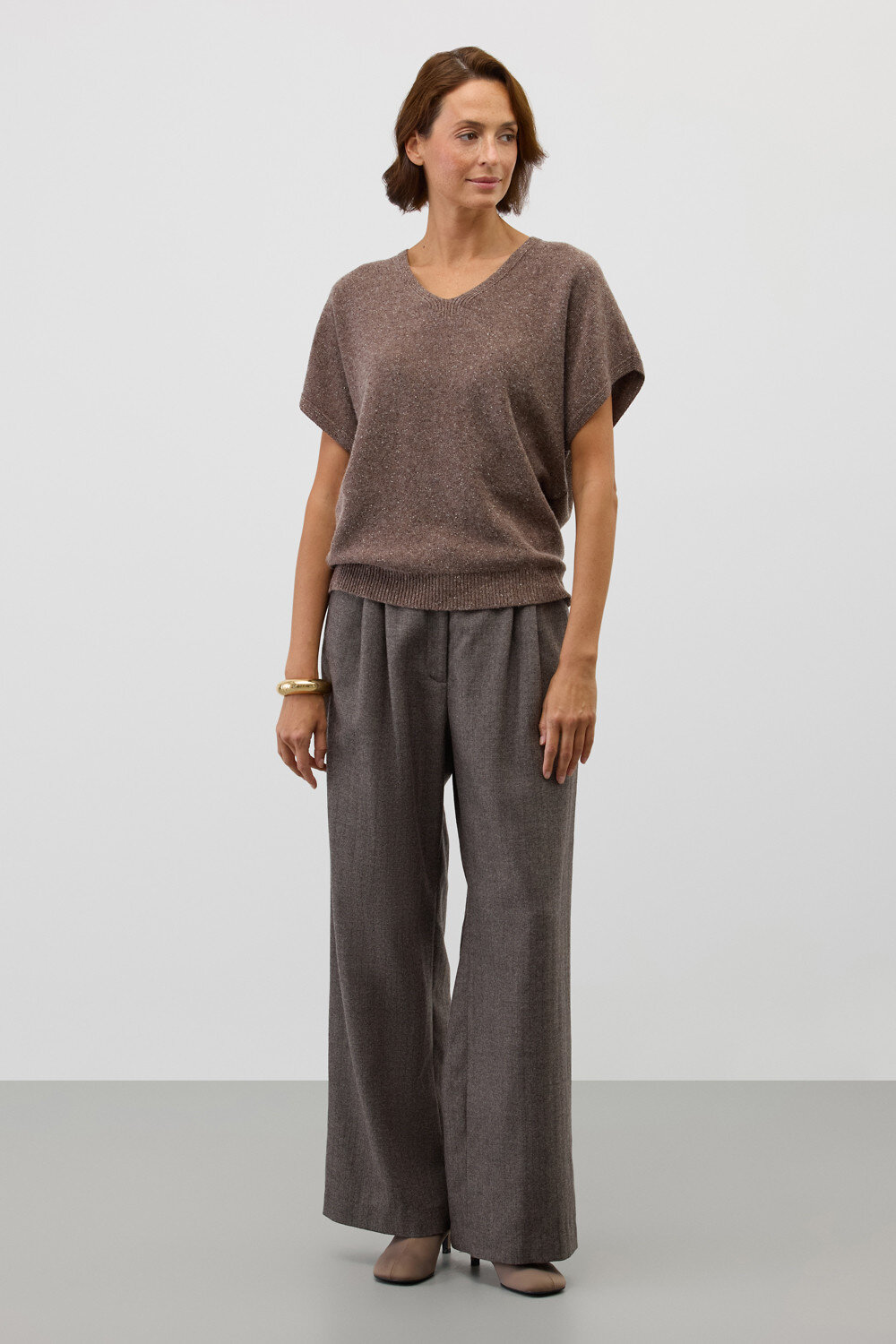 VERY NEAT Джемпер 579450 ЕВ 30276/ш коричневый