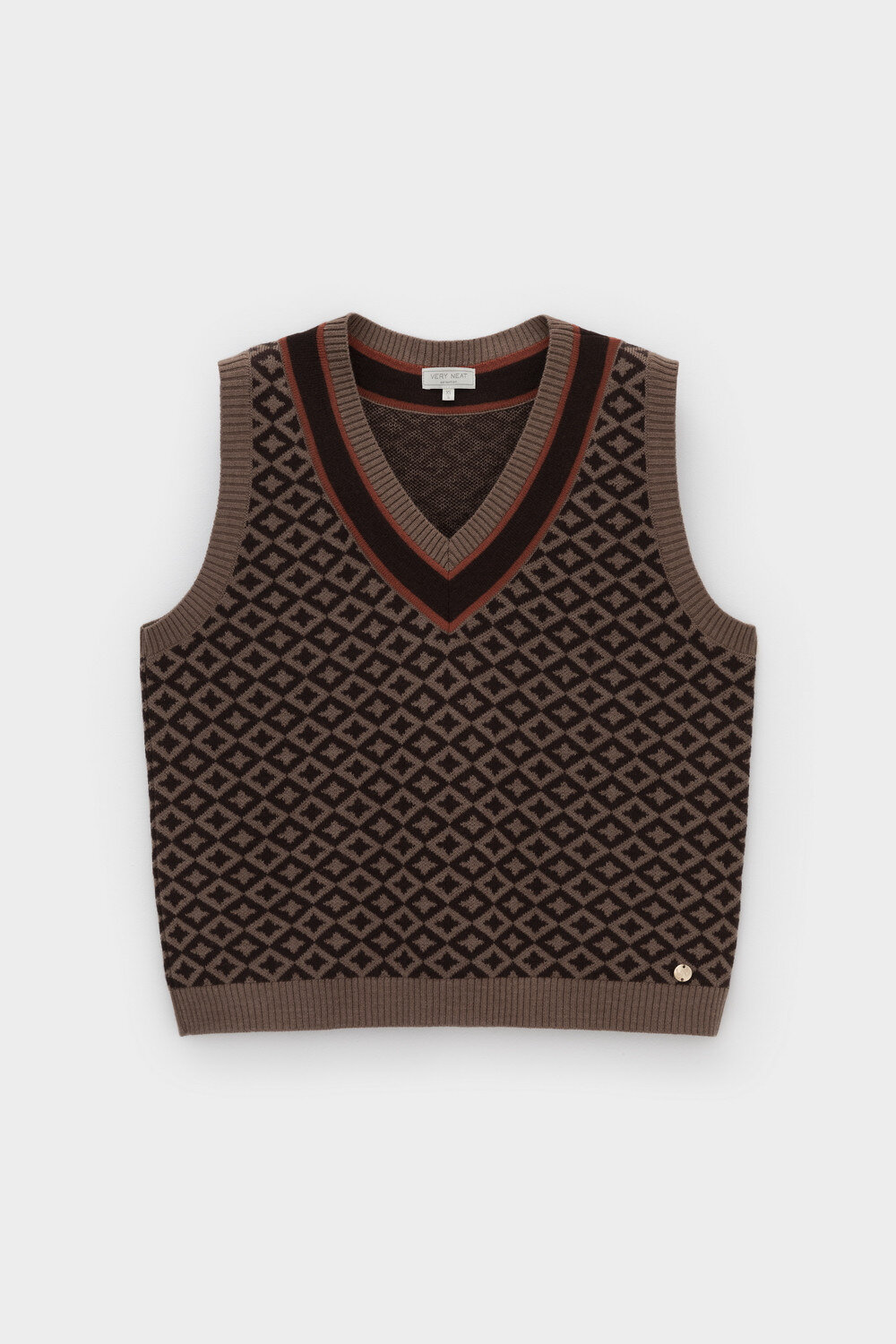VERY NEAT Жилет 579465 ЕВ 30237/ш коричневый