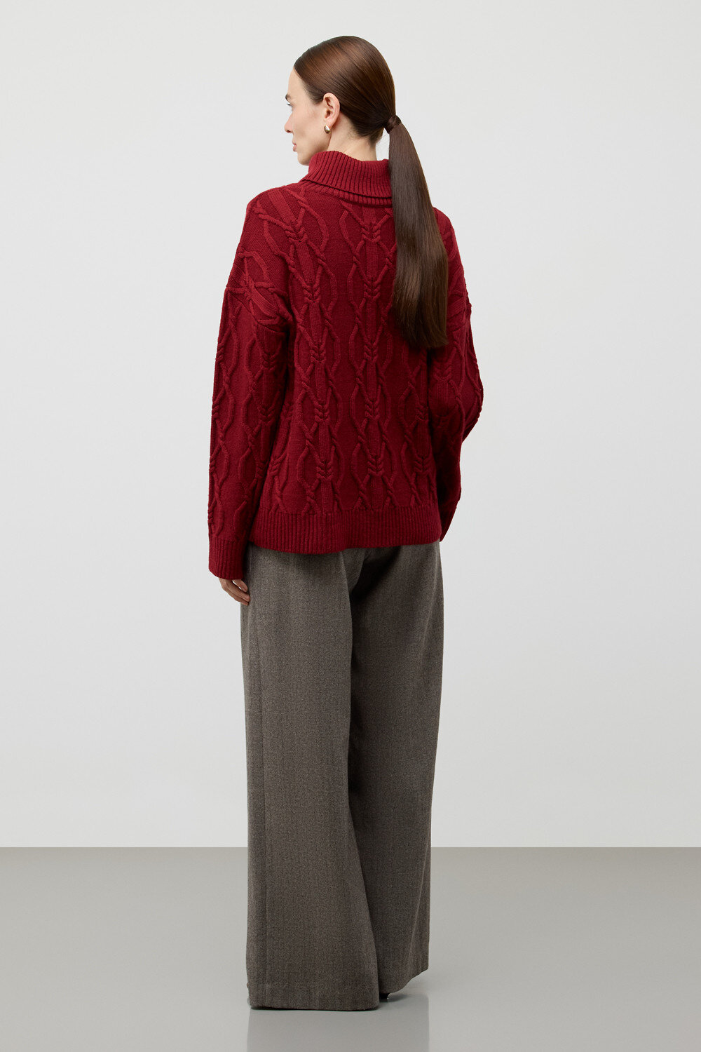 VERY NEAT Джемпер 579468 ЕВ 30234/ш бордовый