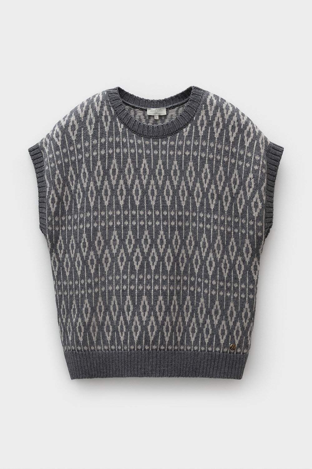 VERY NEAT Жилет 579484 ЕВ 30247/ш темно-серый