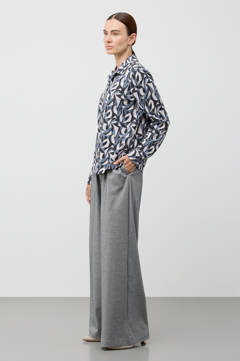 VERY NEAT Рубашка 579520 ЕВТ 3245 светло-серый5