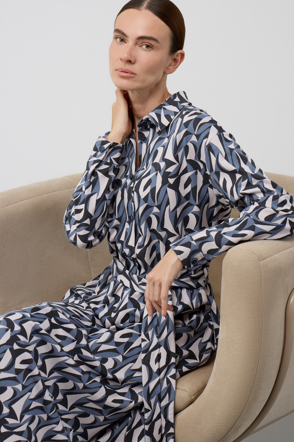 VERY NEAT Платье 579522 ЕВТ 5096 светло-серый5