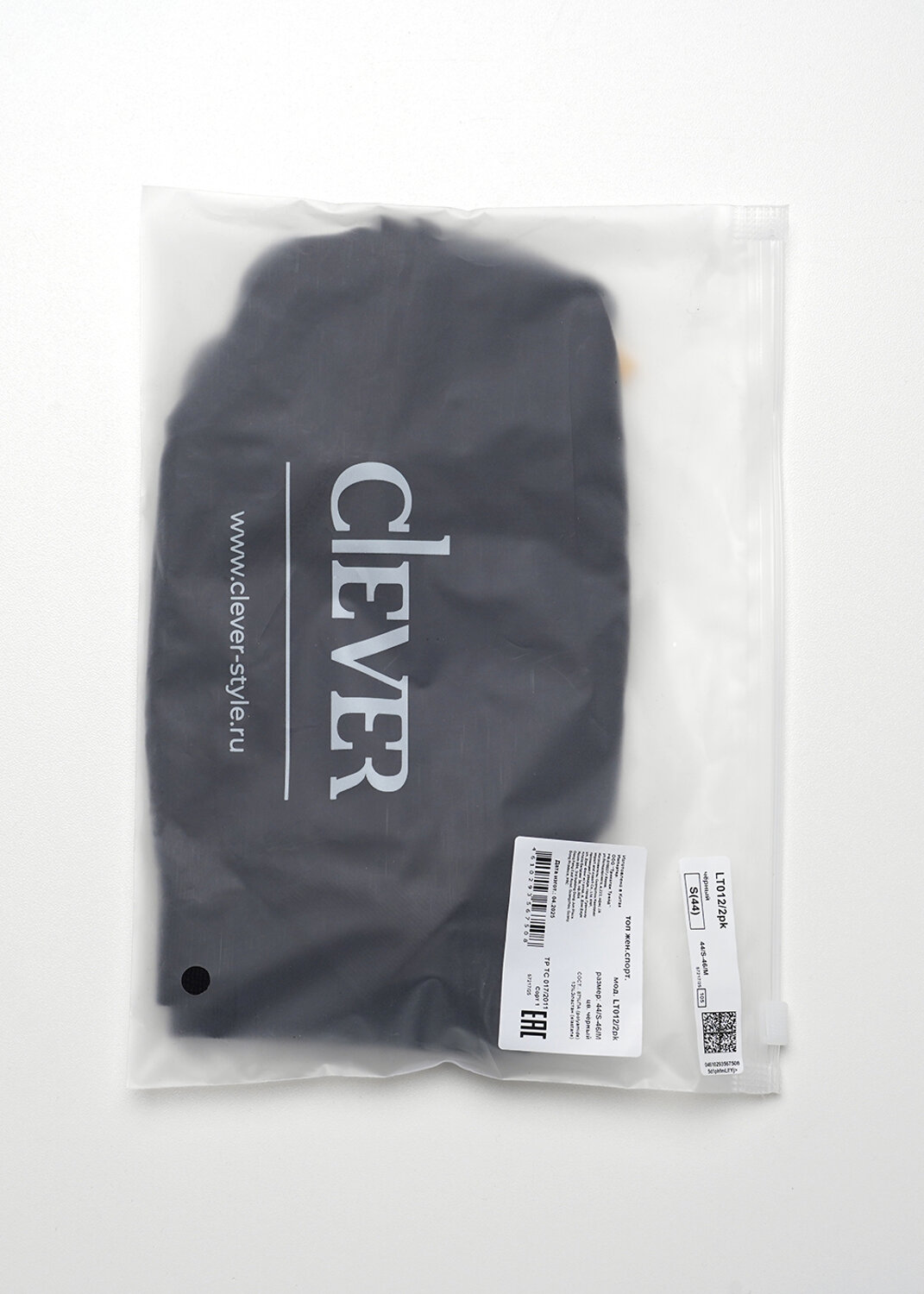 CLEVER Топ 579540 LT012/2pk чёрный