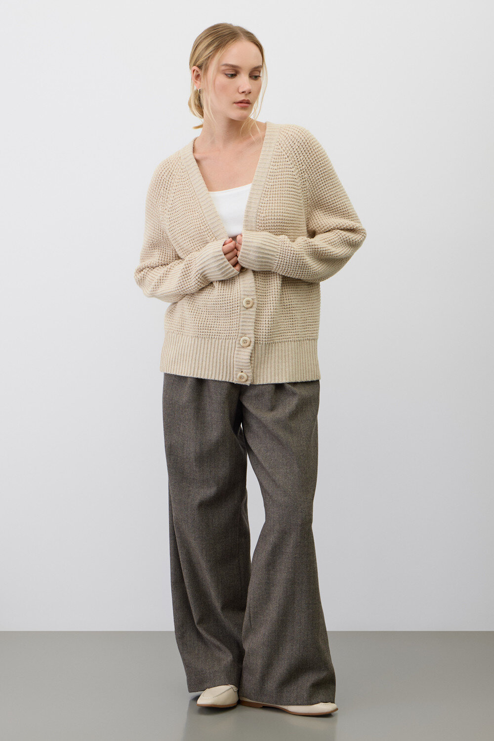 VERY NEAT Кардиган 579559 ЕВ 30255/ш бежевый