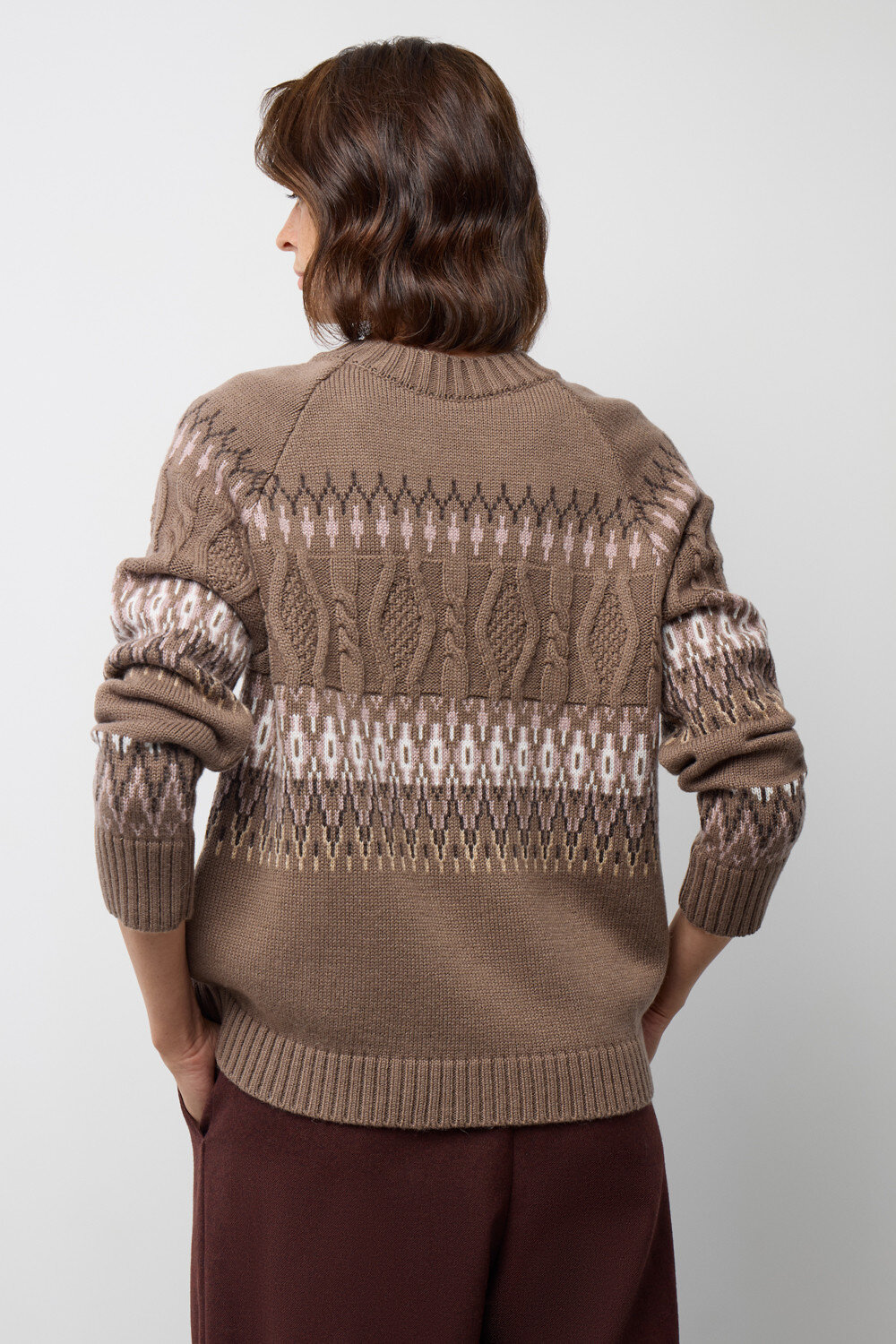 VERY NEAT Джемпер 579565 ЕВ 30278/ш кофейный