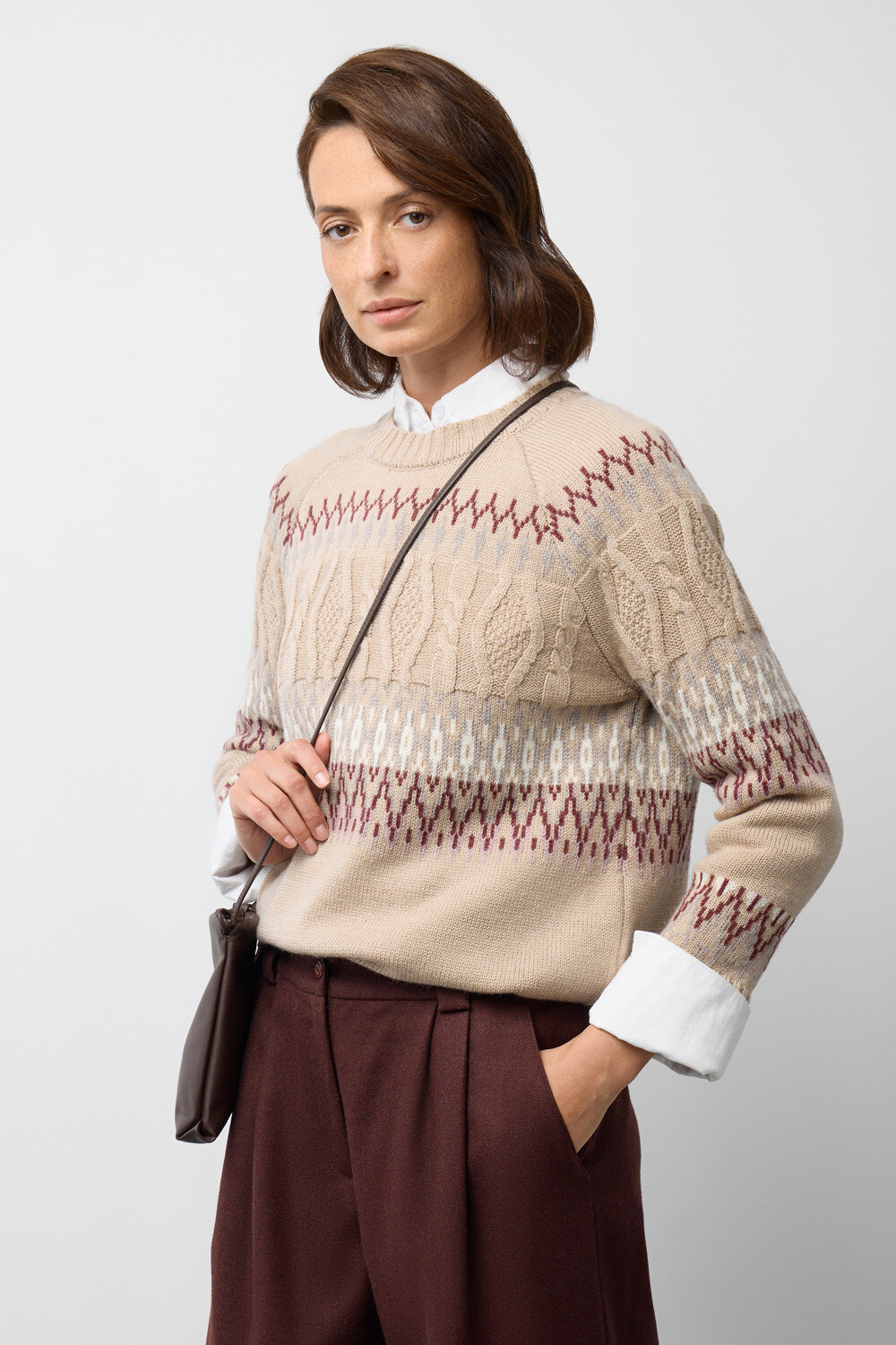 VERY NEAT Джемпер 579566 ЕВ 30278/ш бежевый