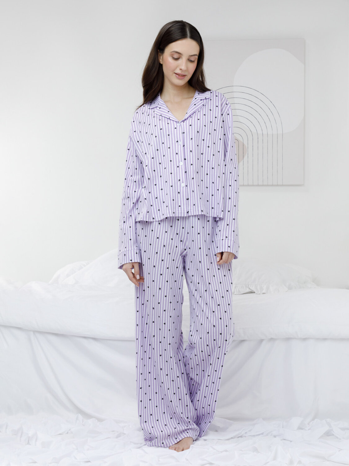 CROCKID Пижама 579626 МП 20254 фиолетовый