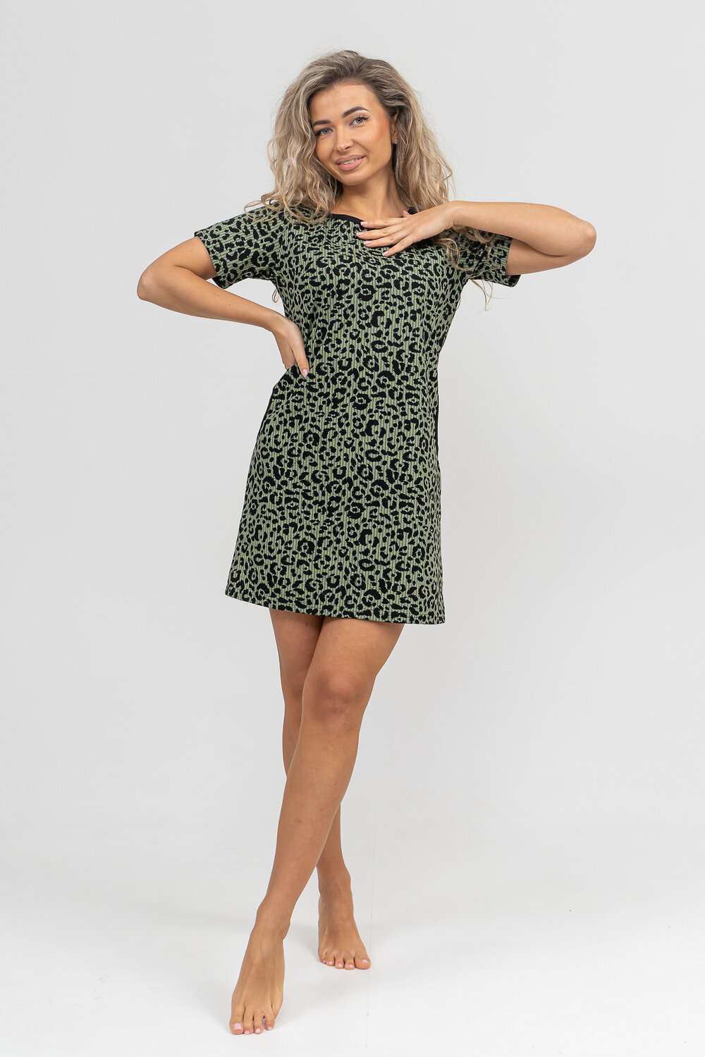 Натали Туника 579677 36876 зеленый