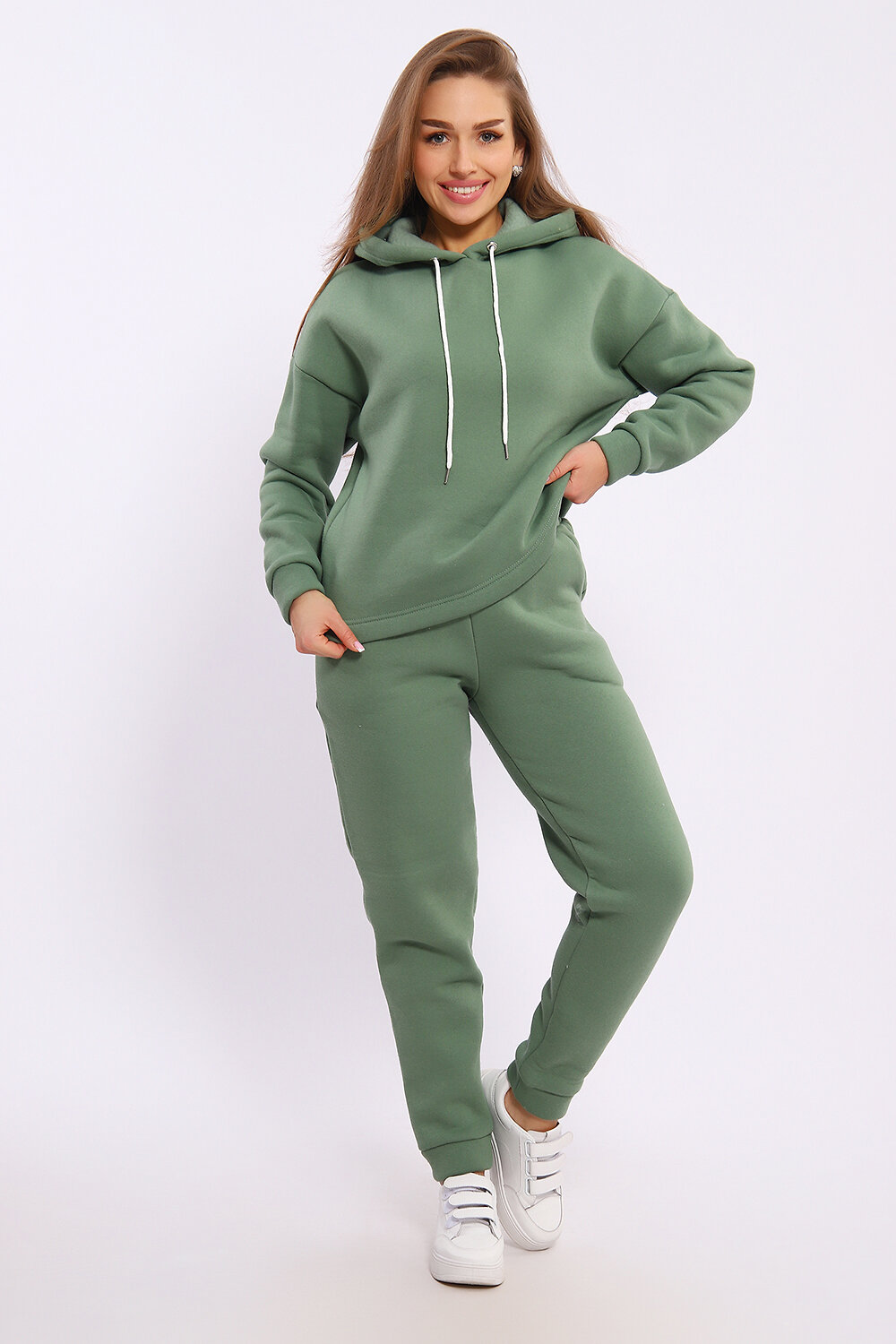 Натали Костюм 579683 36874 оливковый