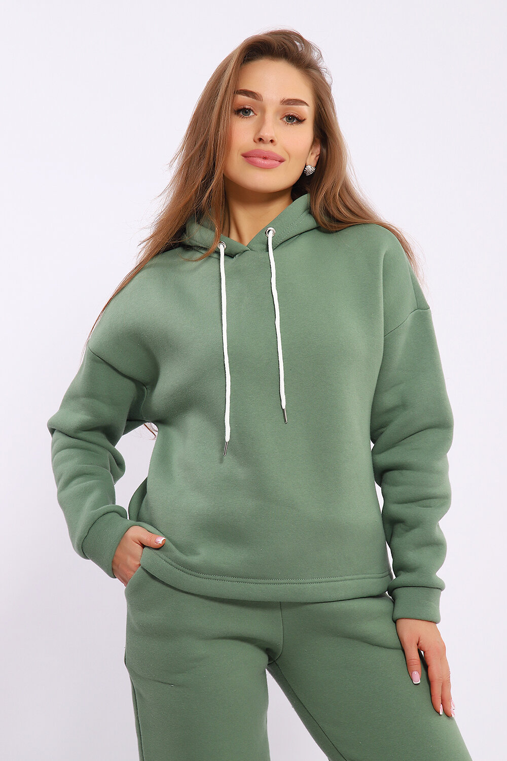 Натали Костюм 579683 36874 оливковый