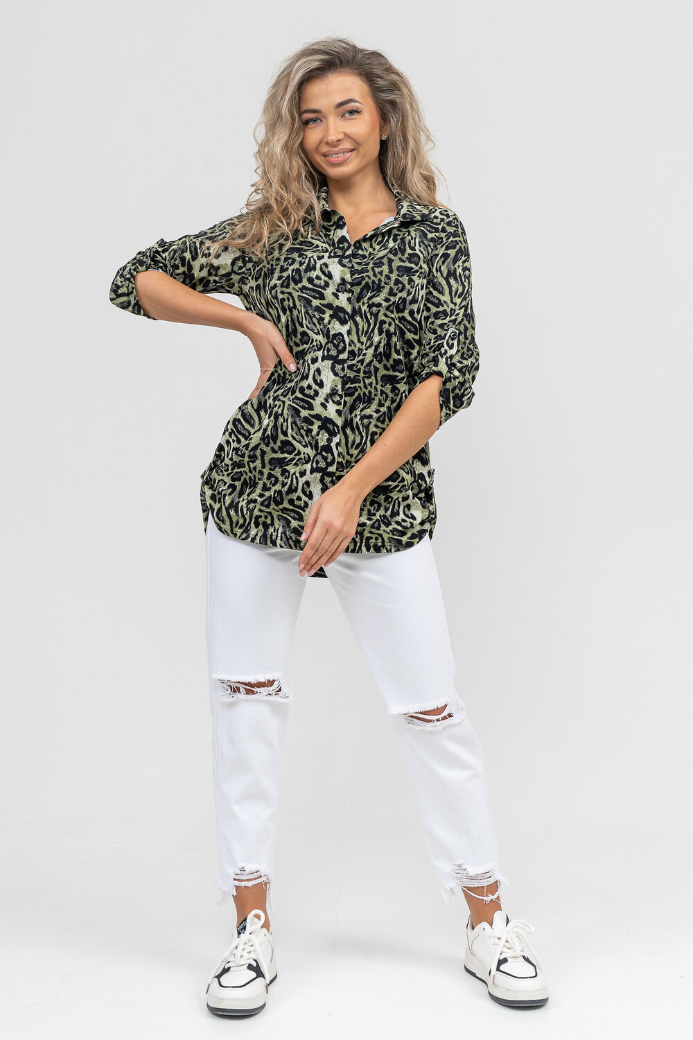 Натали Рубашка 579688 36872 зеленый