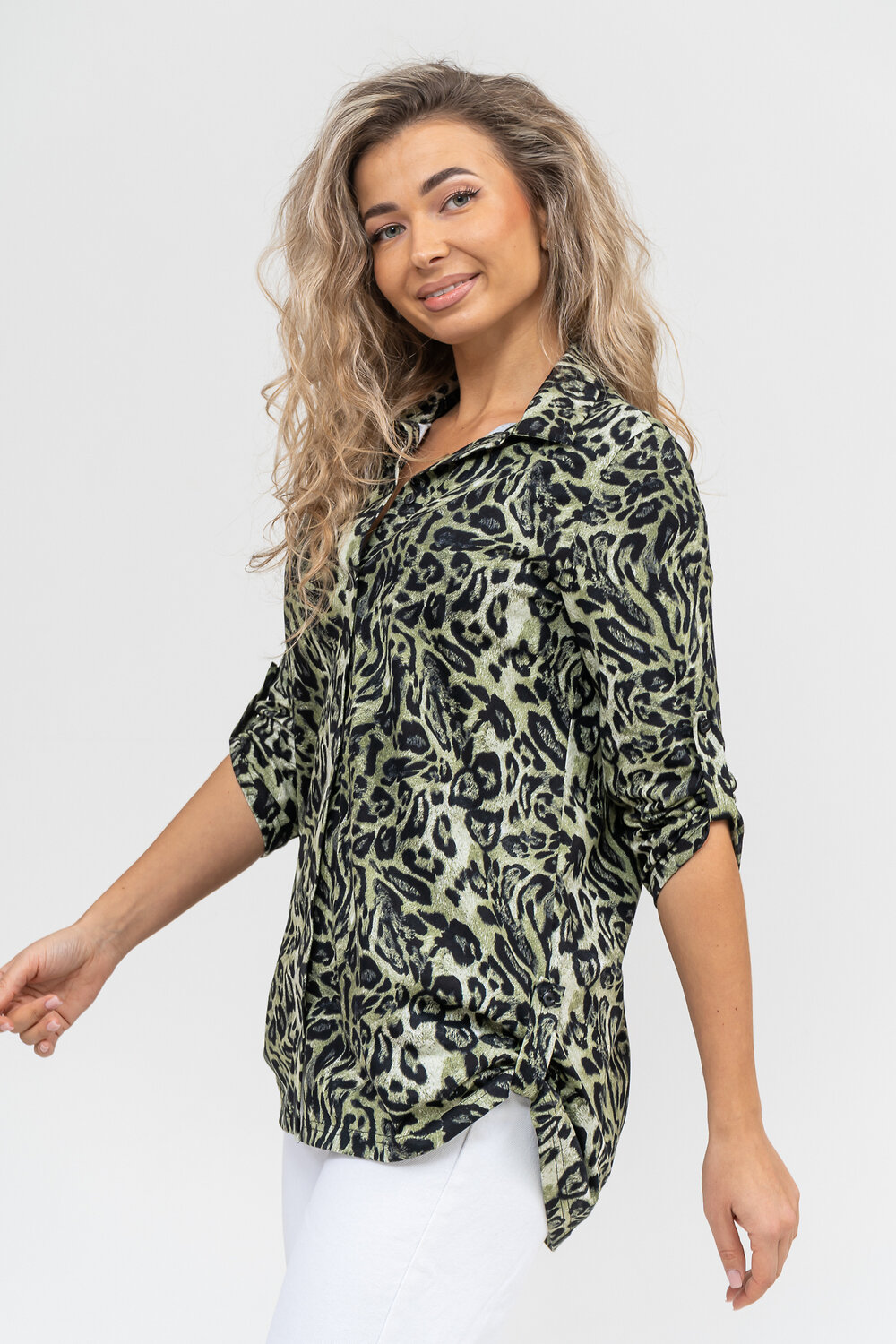 Натали Рубашка 579688 36872 зеленый