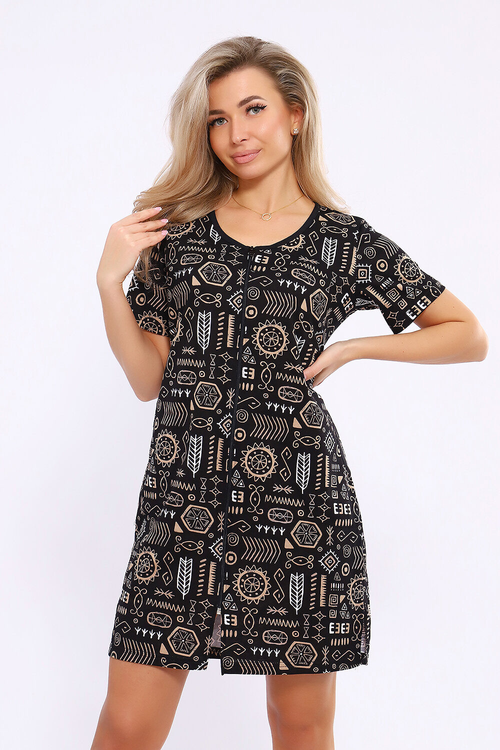 Натали Халат 579707 36867 бежевый