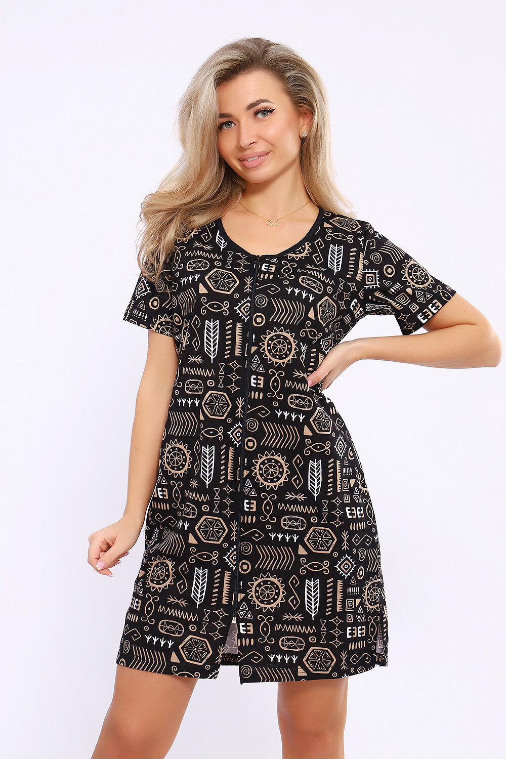 Натали Халат 579707 36867 бежевый