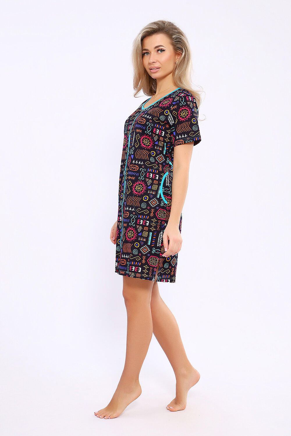 Натали Халат 579708 36867 синий