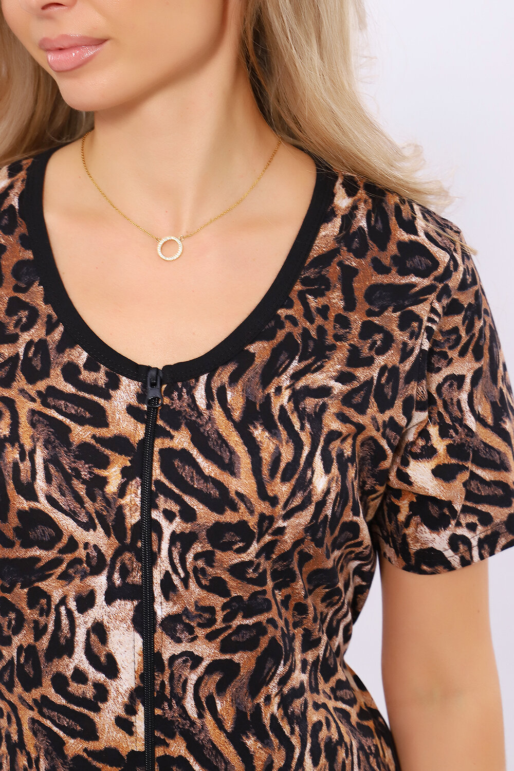 Натали Халат 579711 36865 коричневый