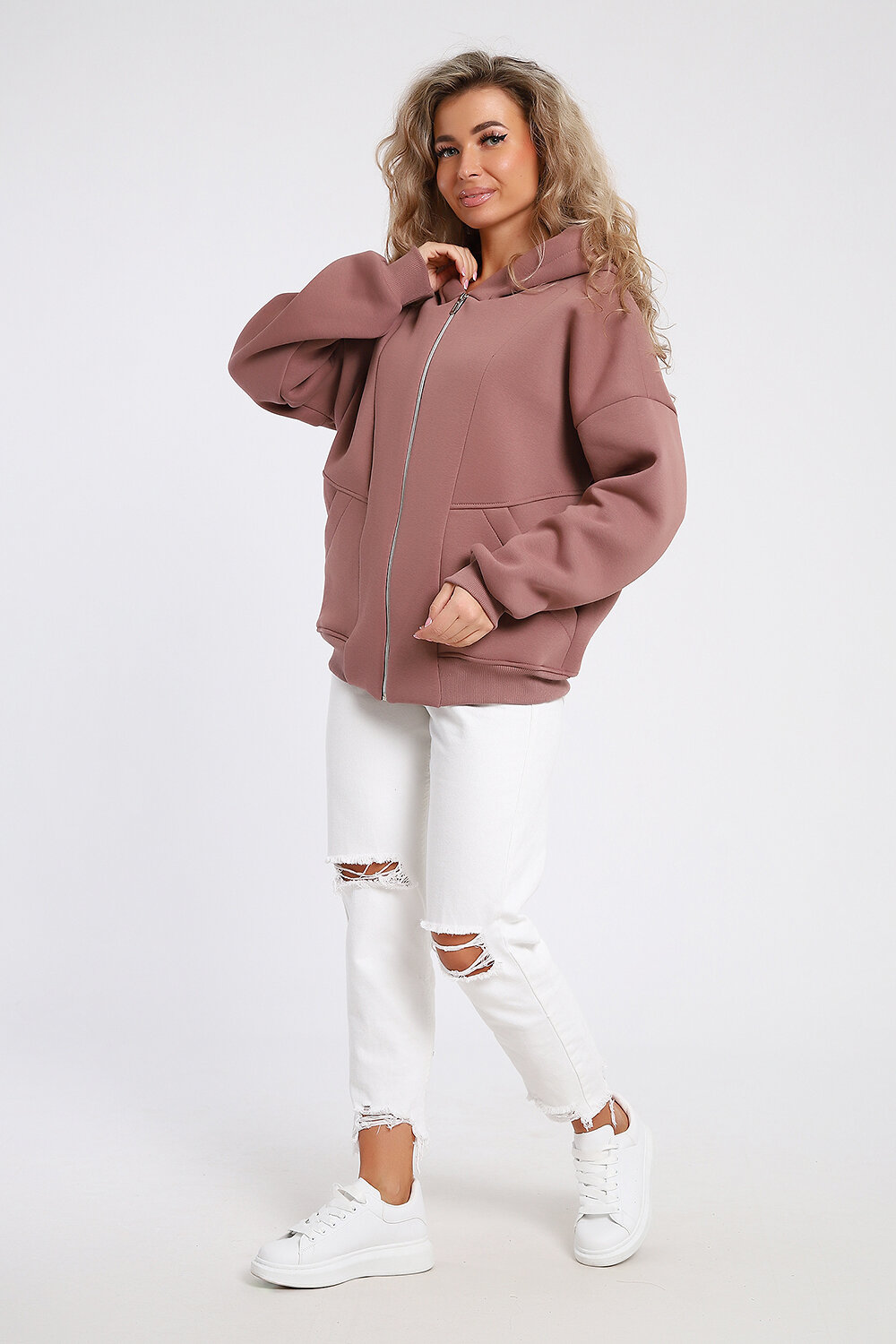 Натали Толстовка 579722 21050 коричневый