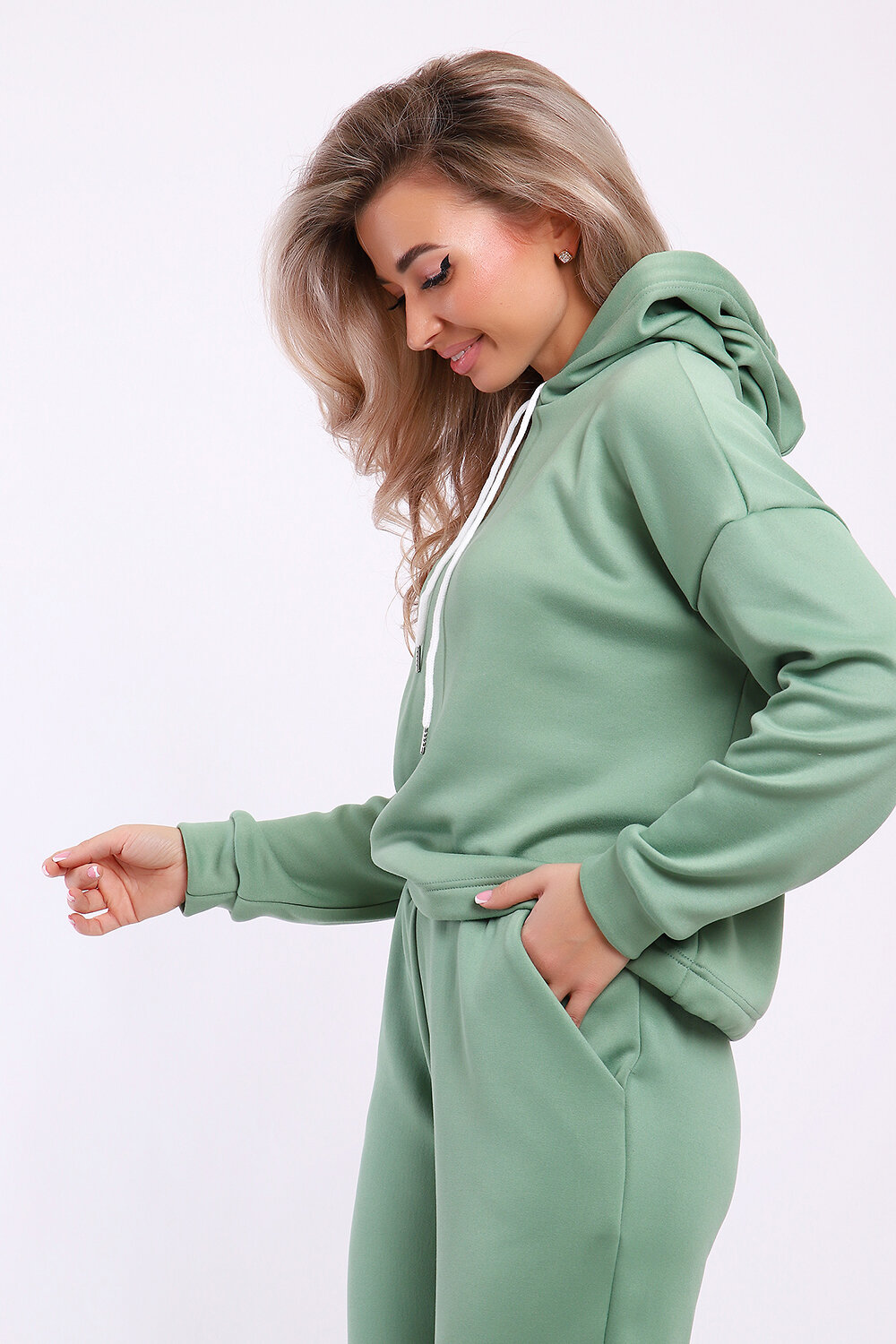 Натали Костюм 579732 36863 оливковый