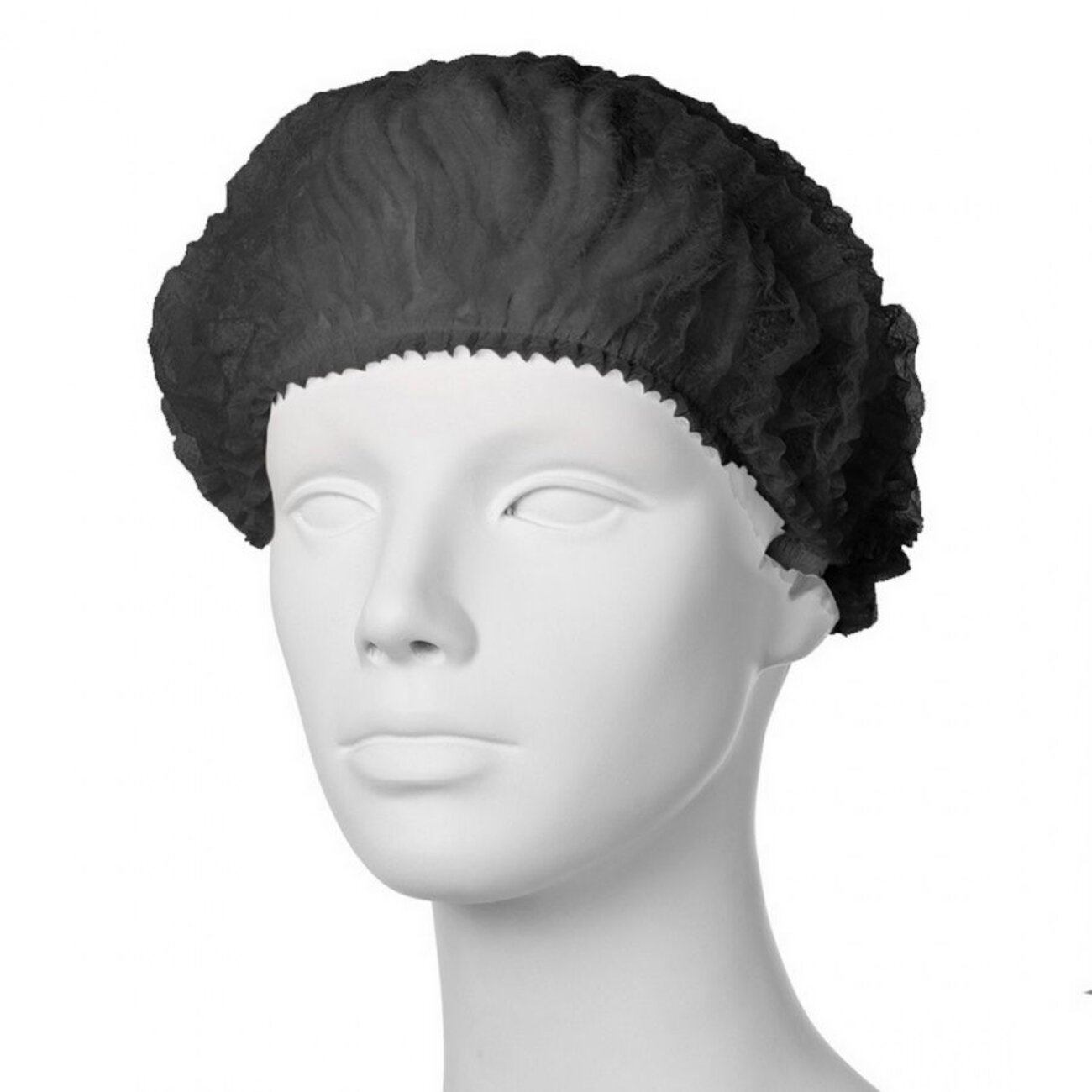 White line Шапочка-клип спанбонд, чёрный, 50 шт 579756 18264 