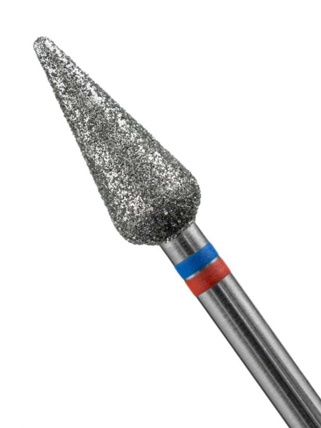 MANITA Фреза алмазная капля большая для аппаратного маникюра 866.104.260.125.050 ФАК-5.0 12,5 М-С, сине-красная насечка, ø 5,0 мм, 5 шт. 579757 28371 