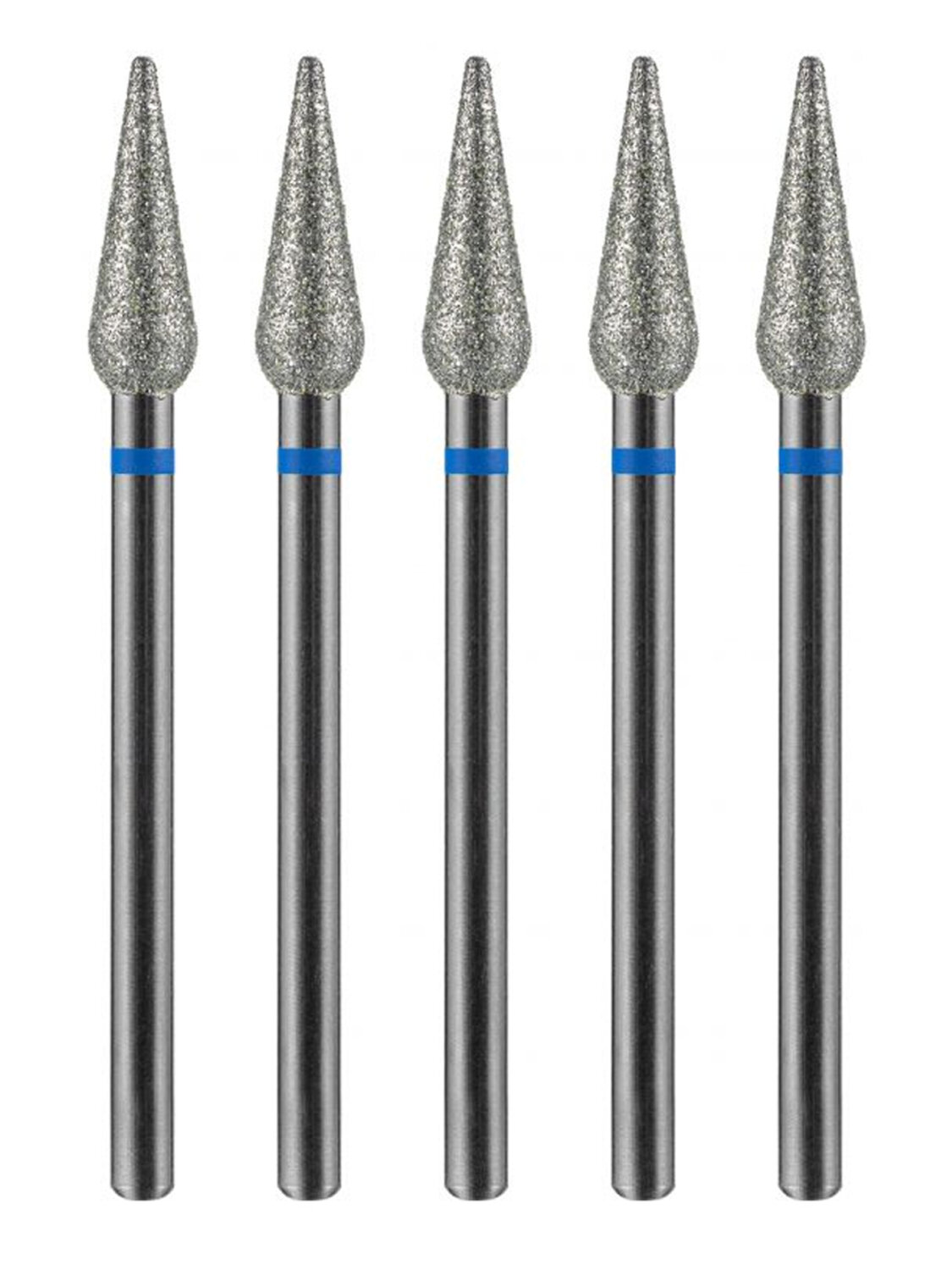 MANITA Фреза алмазная капля большая для аппаратного маникюра 866.104.260.120.040 ФАК-4,0 12С, синяя насечка, ø 4,0 мм, 5 шт. 579761 28369 