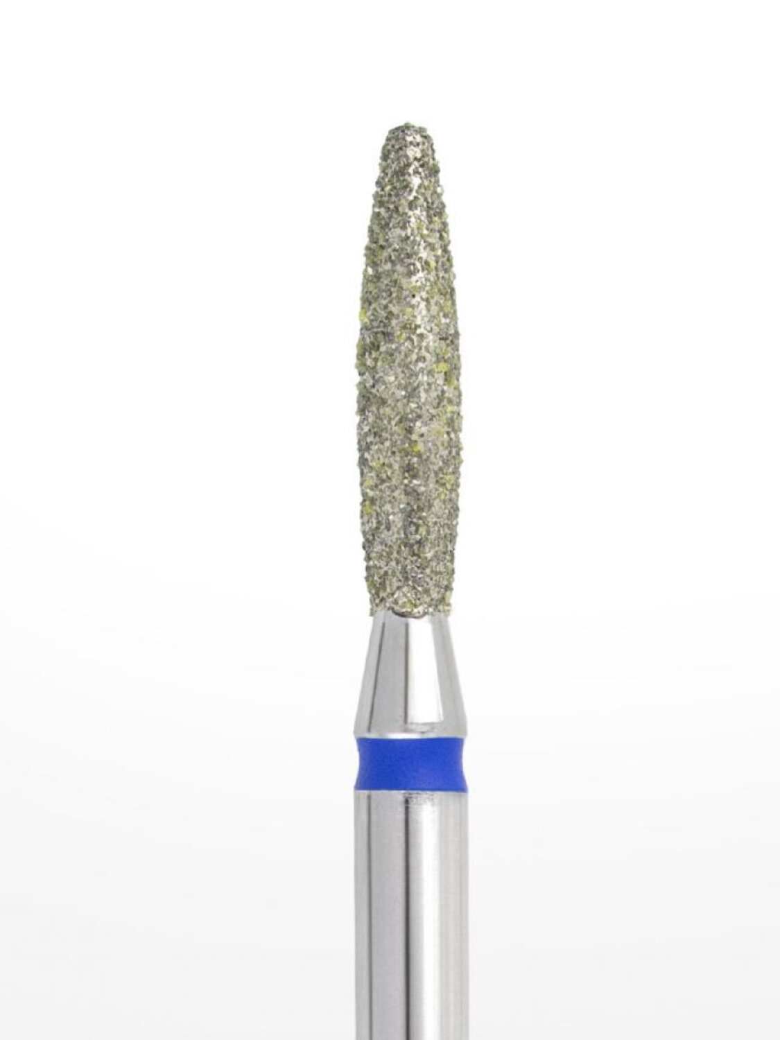MANITA Фреза алмазная пламя тупое для аппаратного маникюра 866.104.244.100.021 ФАПЗ-2.1-10С, синяя насечка, ø 2,1 мм, 5 шт. 579762 28368 
