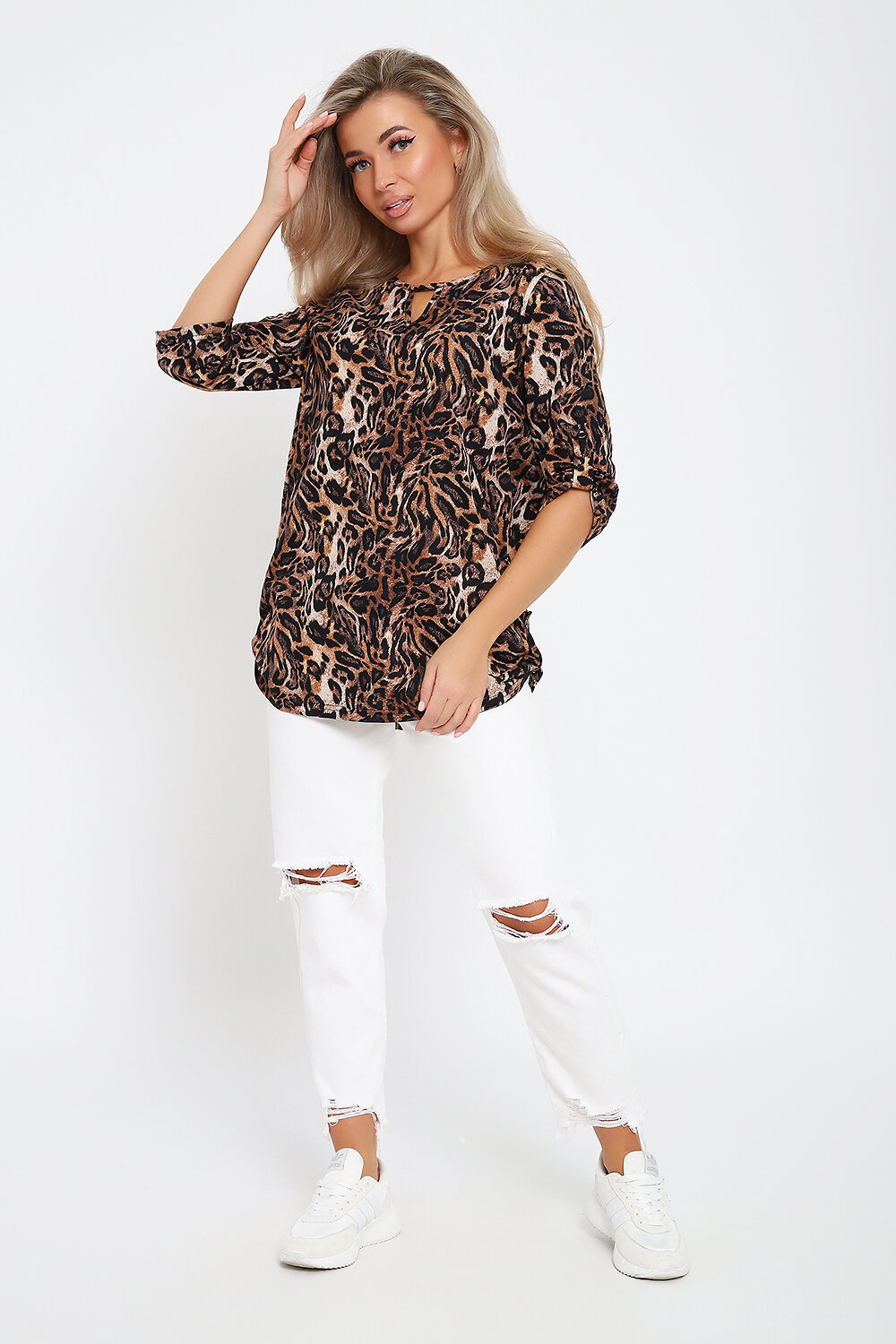 Натали Туника 579769 36856 коричневый