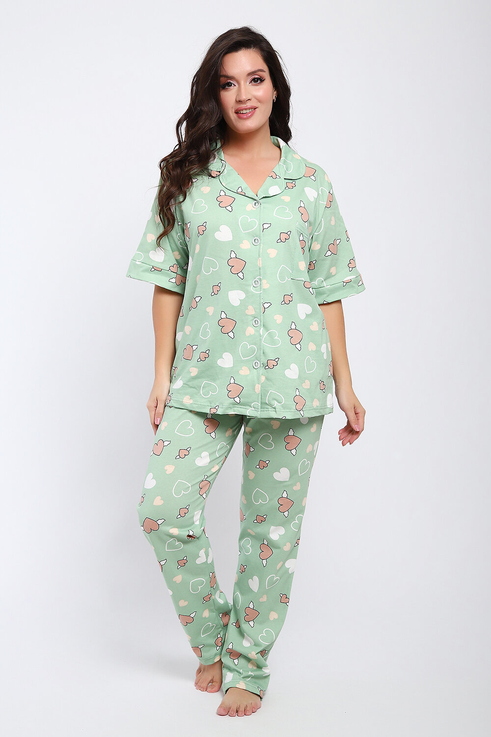 Натали Пижама 579774 24296 зеленый
