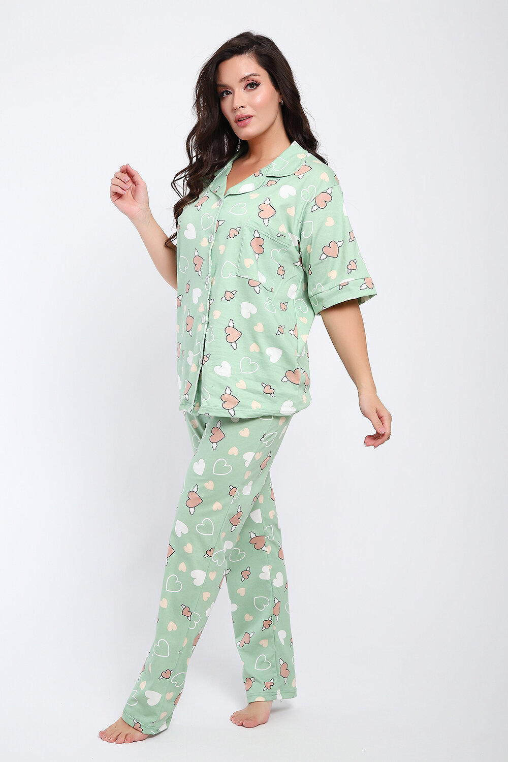 Натали Пижама 579774 24296 зеленый