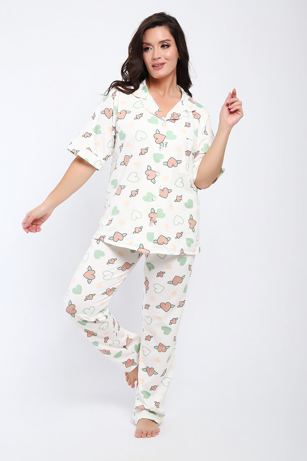 Натали Пижама 579775 24296 кремовый