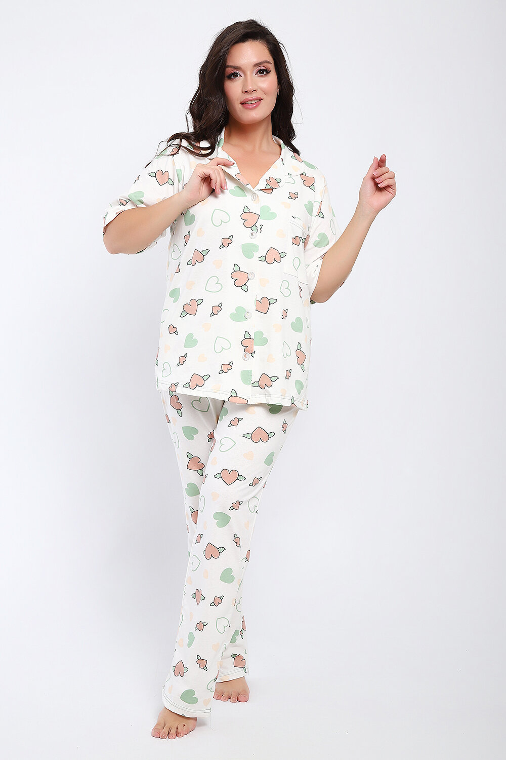 Натали Пижама 579775 24296 кремовый