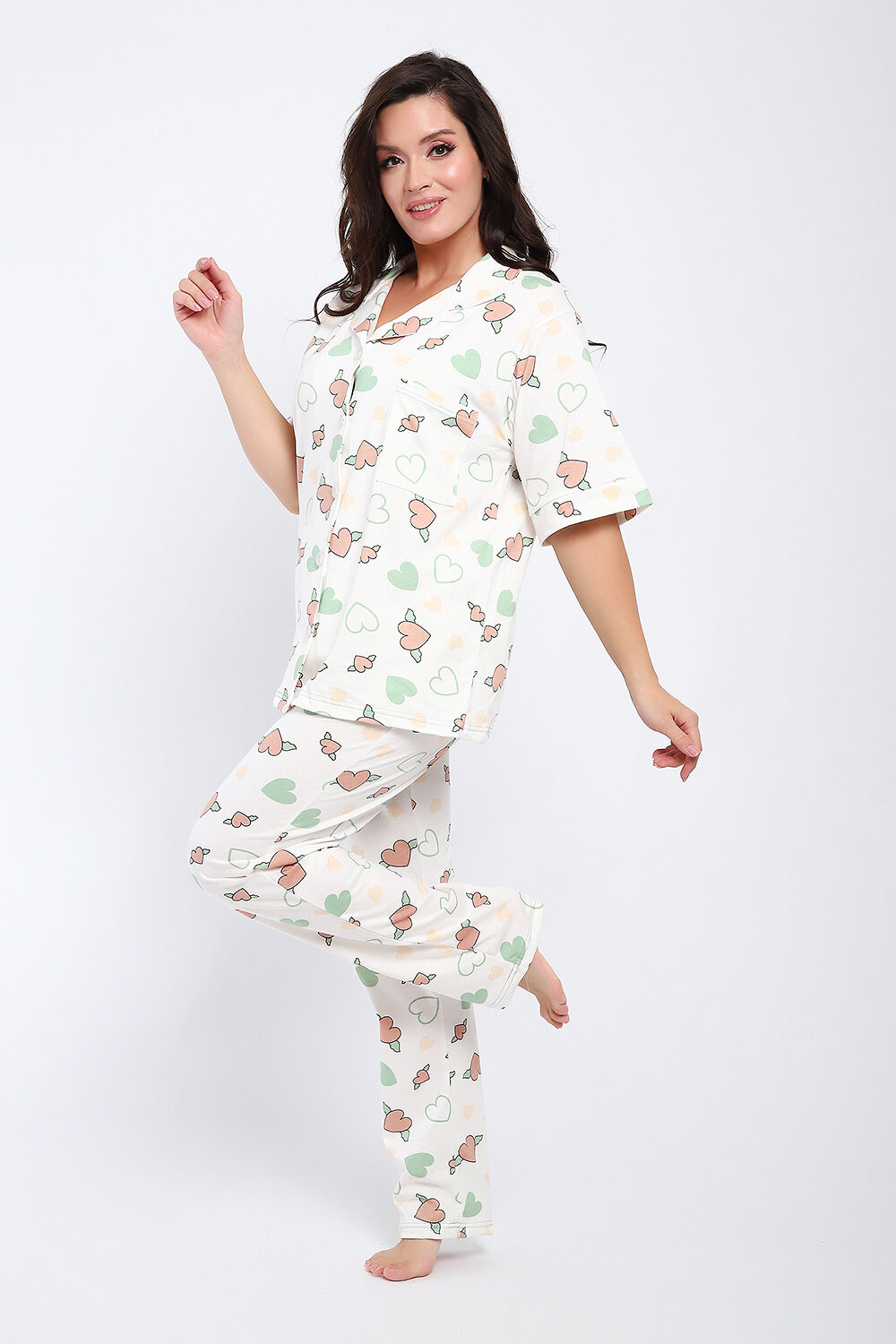 Натали Пижама 579775 24296 кремовый