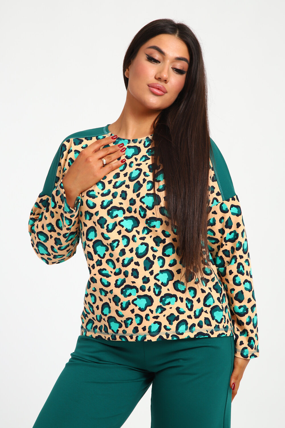 Натали Костюм 579777 24295 изумрудный