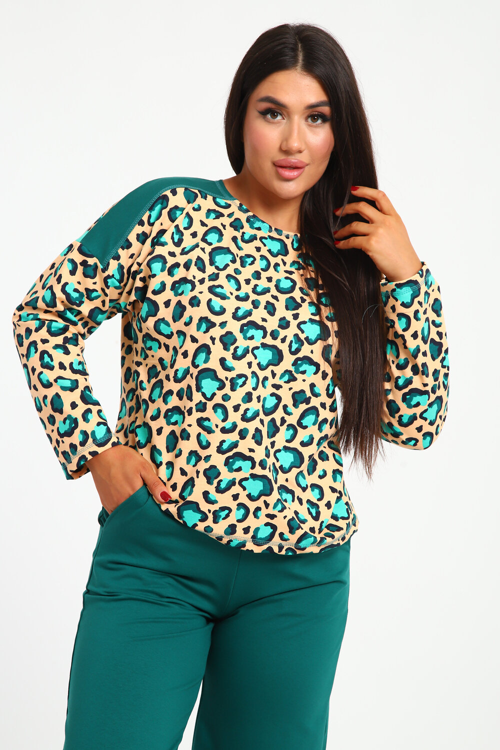 Натали Костюм 579777 24295 изумрудный