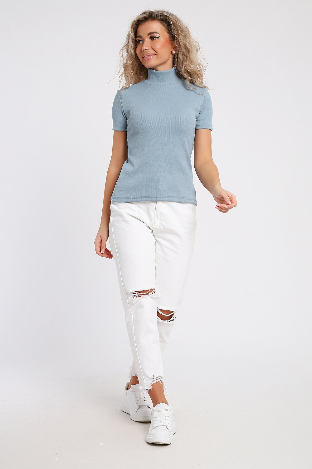 Натали Водолазка 579780 21039 серо-голубой