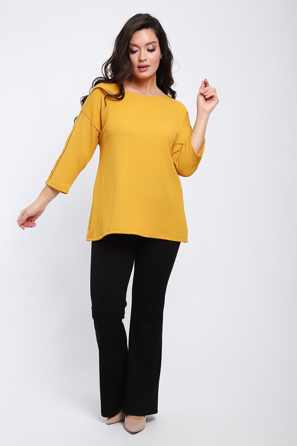 Натали Футболка 579788 24294 горчица