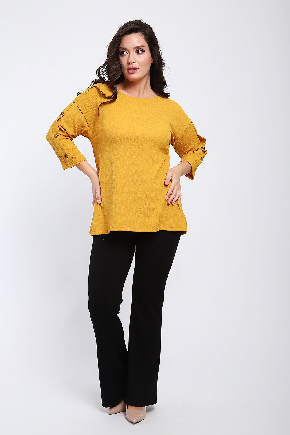 Натали Футболка 579788 24294 горчица