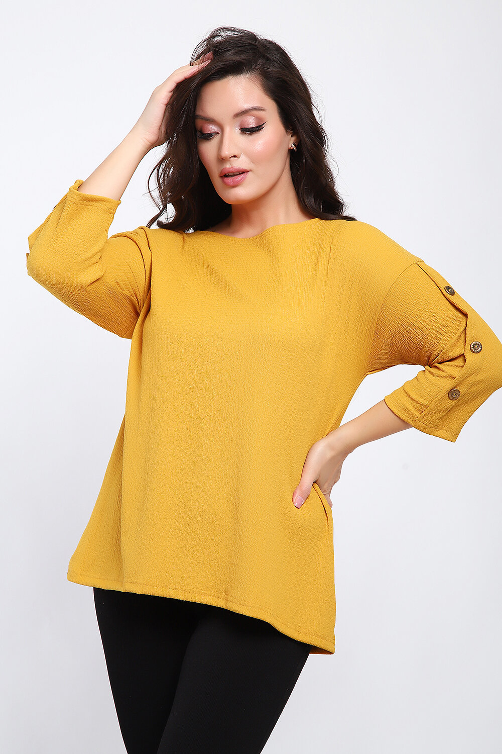 Натали Футболка 579788 24294 горчица