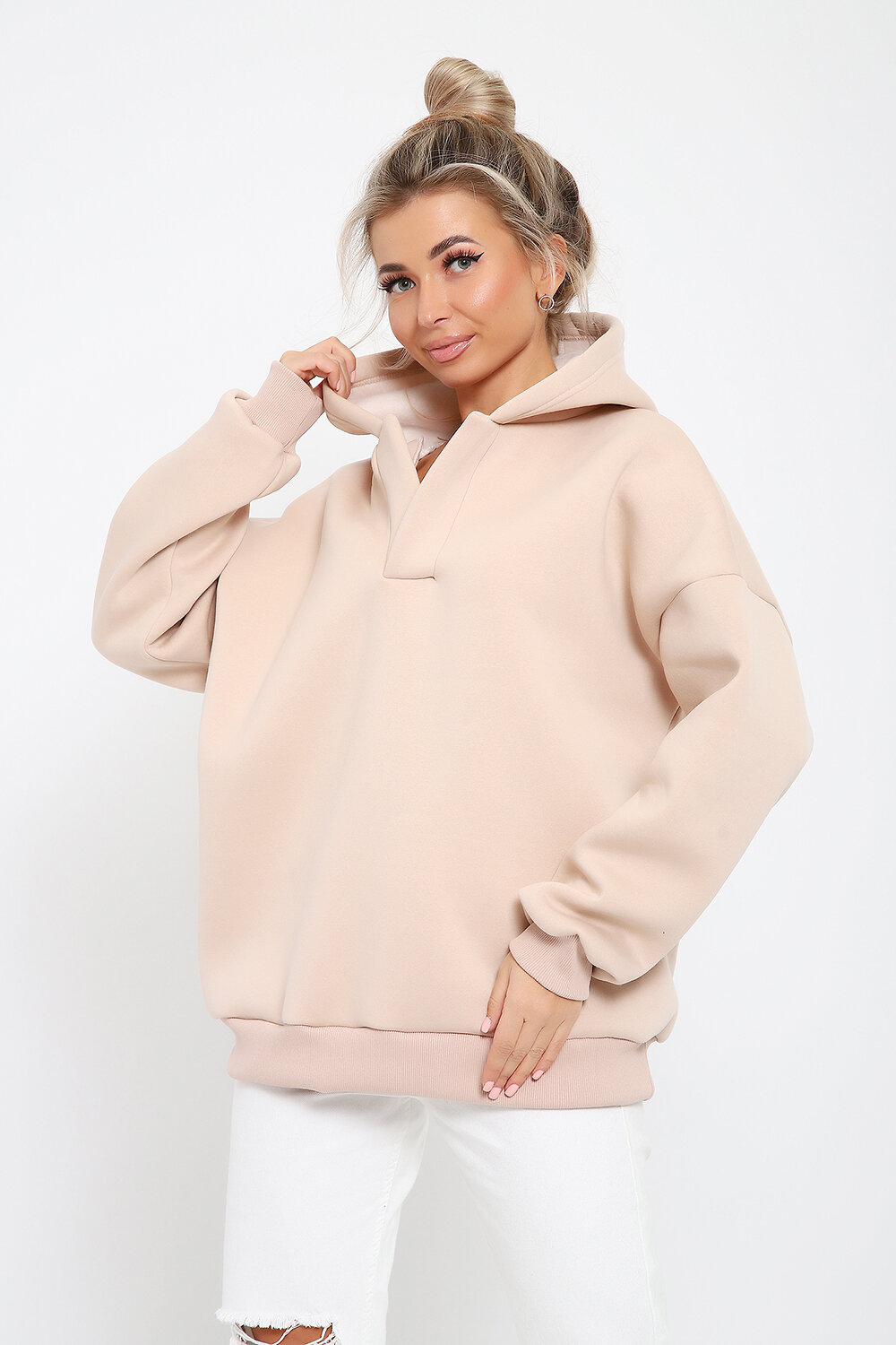 Натали Толстовка 579790 21036 бежевый