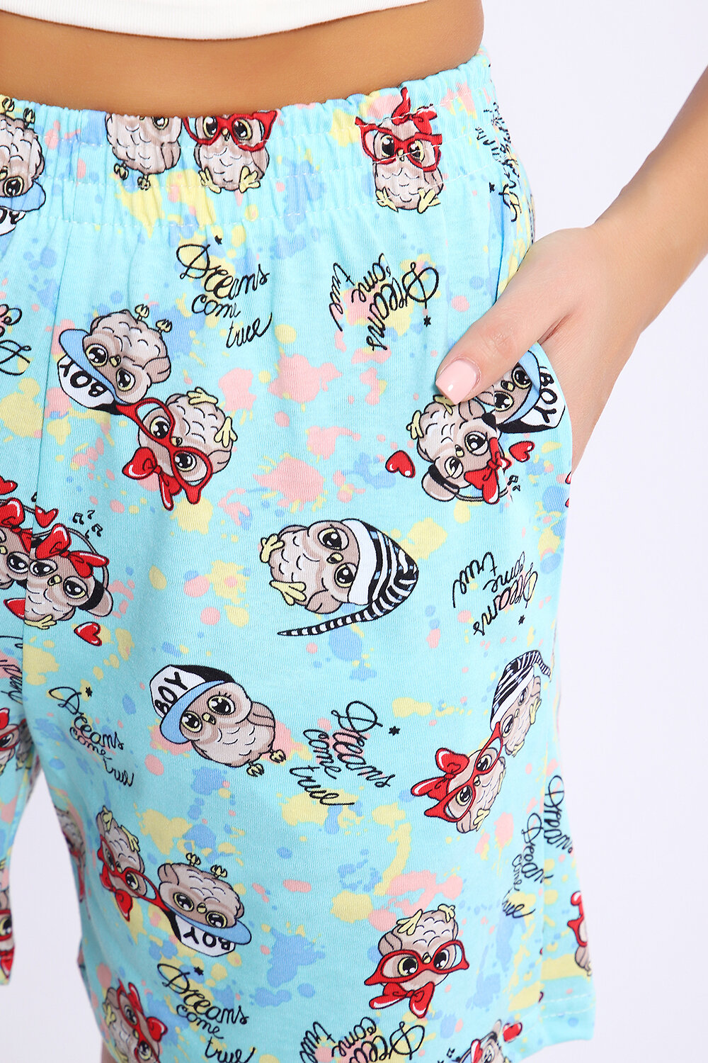 Натали Шорты 579792 21034 бирюзовый