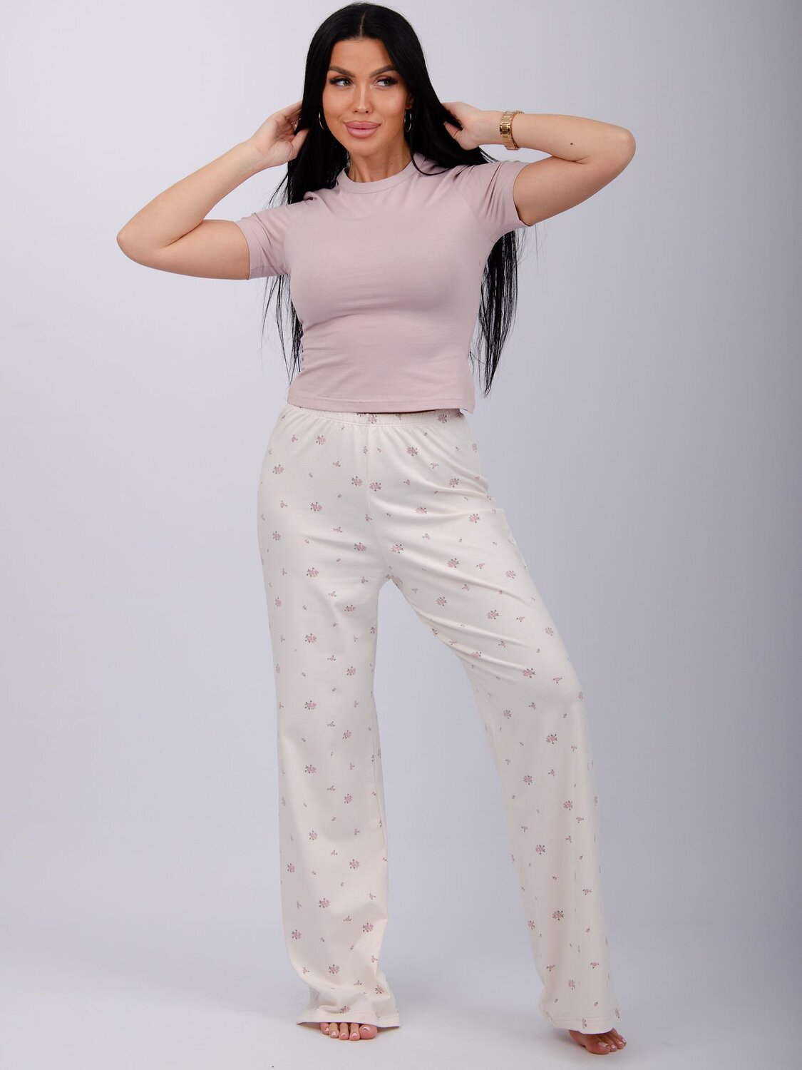 Malina Пижама 579806 3181 сухая роза/пудровый