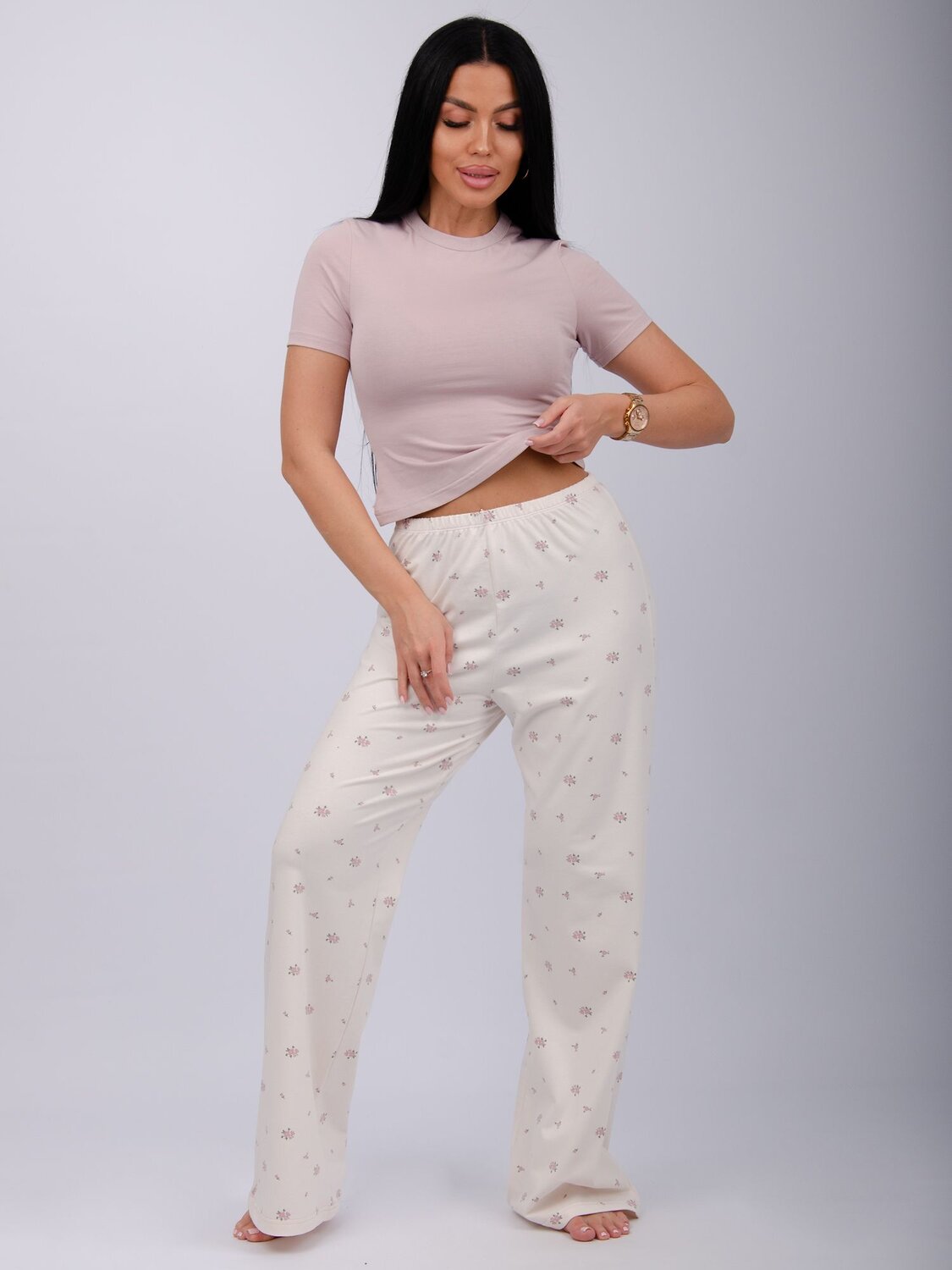 Malina Пижама 579806 3181 сухая роза/пудровый