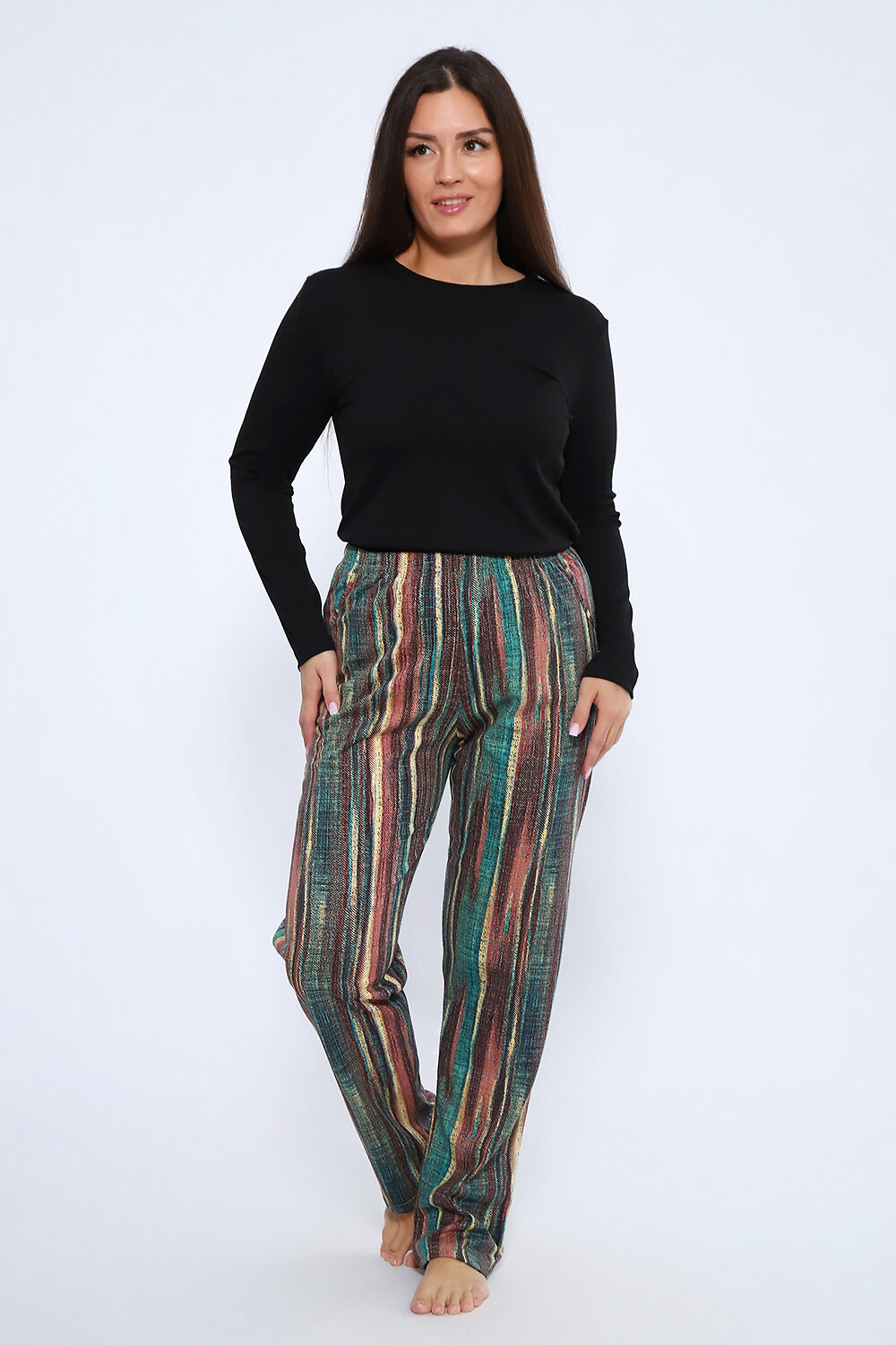 Натали Брюки 579912 24293 зеленый