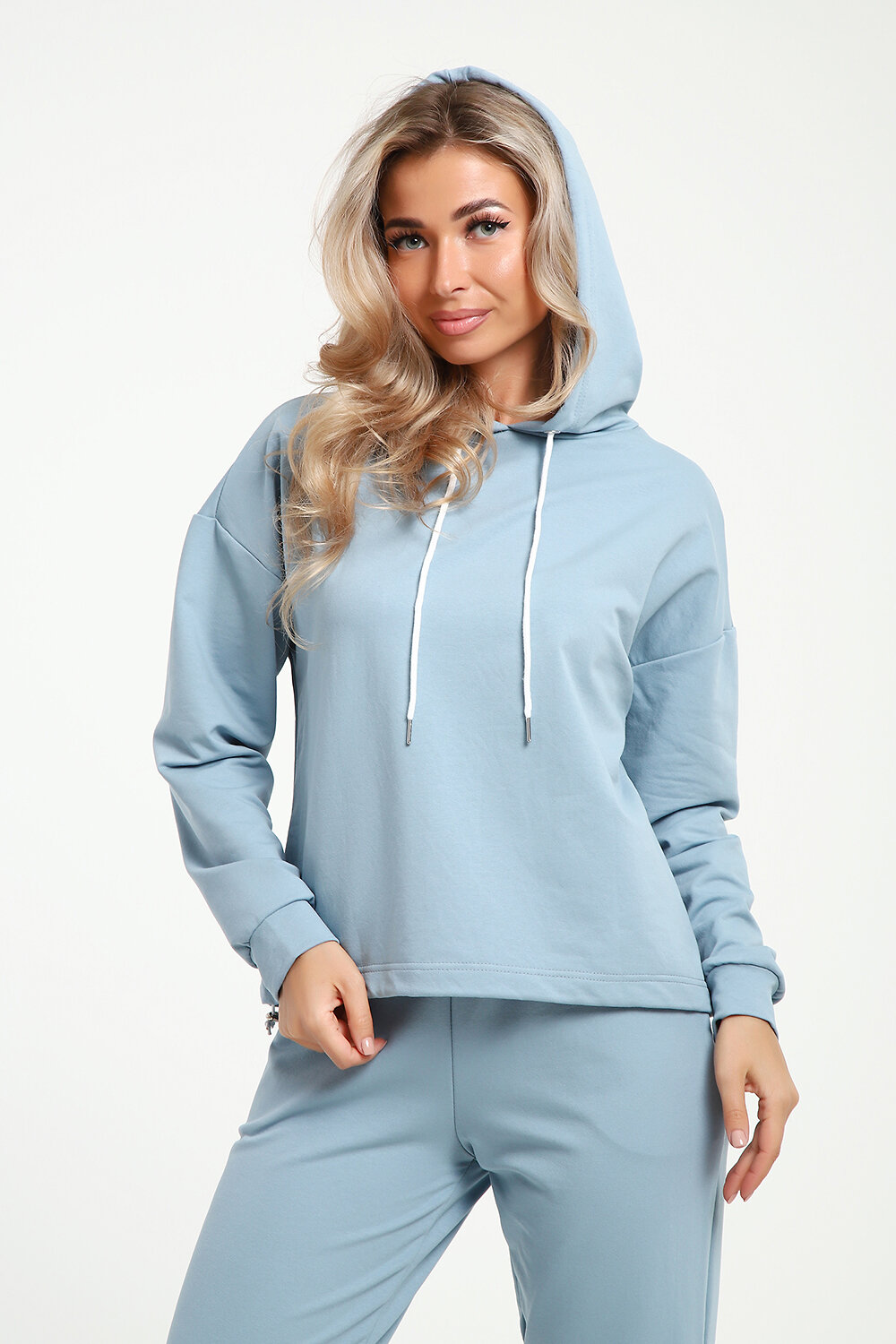 Натали Костюм 579919 36852 серо-голубой